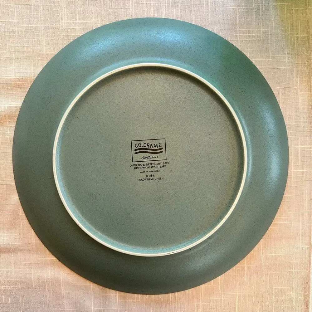 Noritake Colorwave Green 12 Inch Round Platter Chop Plate